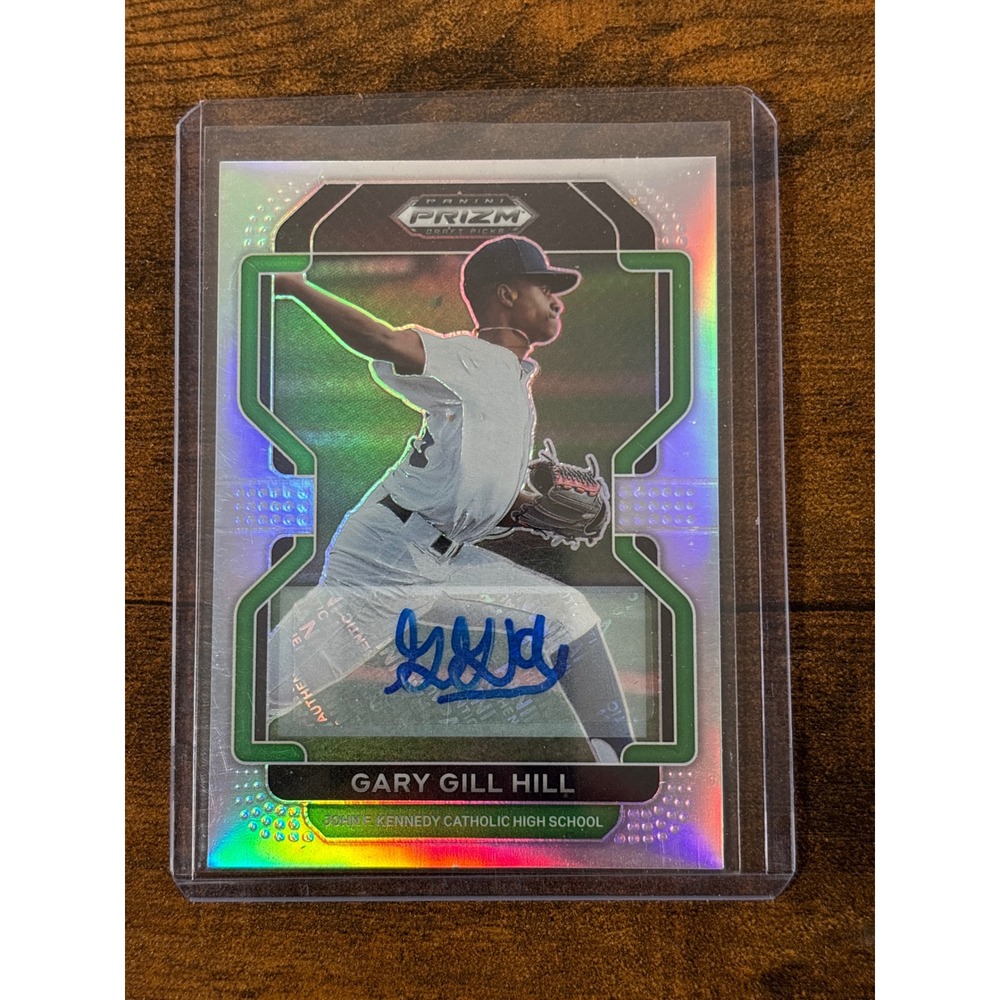 2022 Panini Prizm Draft Picks Gary Gill Hill Auto Silver Prizm PDP194 Rays